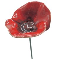 Mohnblume Keramik Medium 6 cm