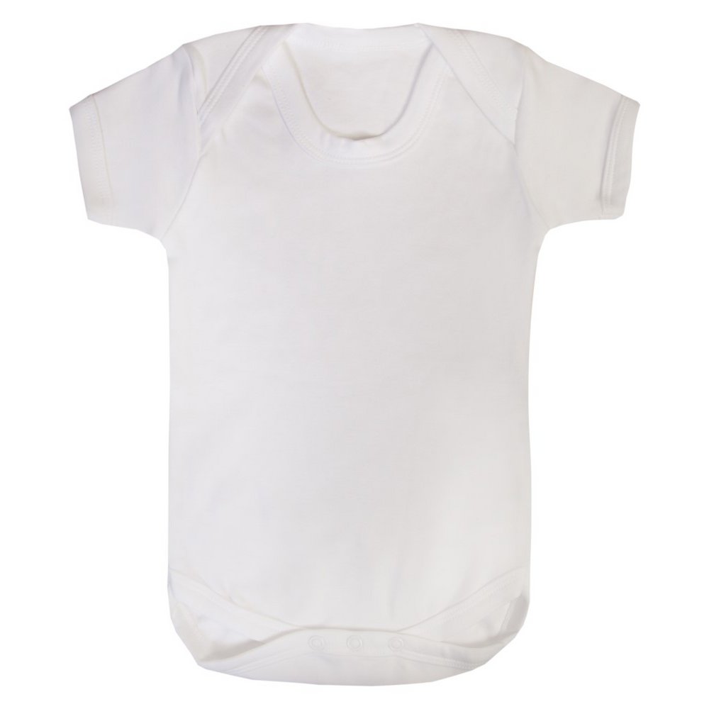 Barboteuse manches courtes blanc
