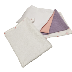 Tetra Waschlappen 20x15cm Miniblumen rosa