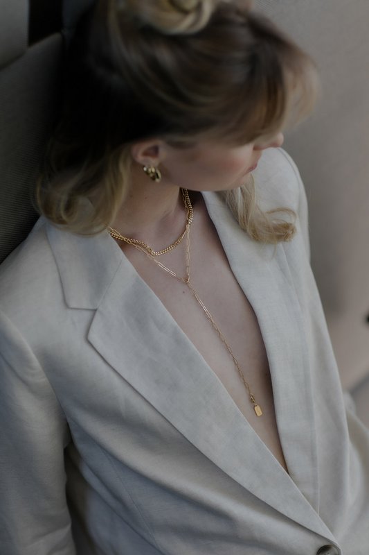 Change Link Halskæde - Guld