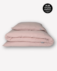 Muslin children's bed linen "Eliane" 100x135cm • Blush