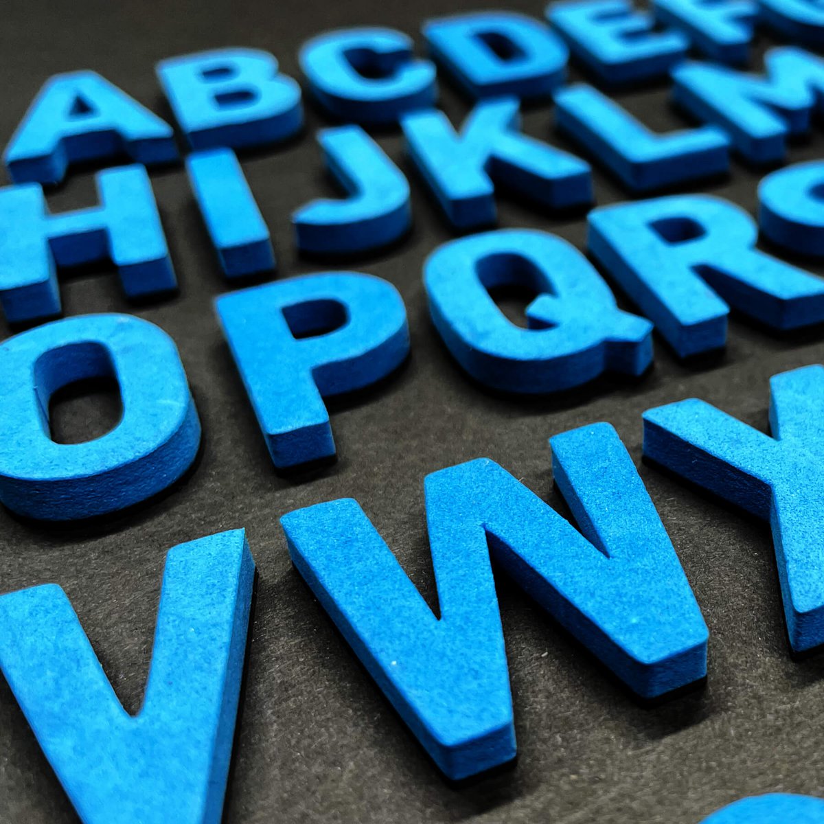 Modern magnetic letters - Unique Colors