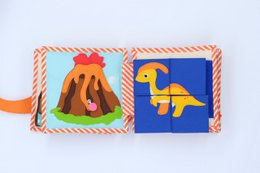 Dinosaur Friends – 6 Page Mini Quiet Book