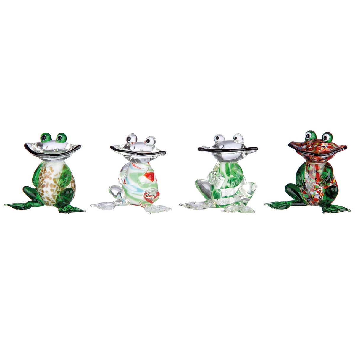 Figure frog Jogy H.4.5 cm - 4 assorted