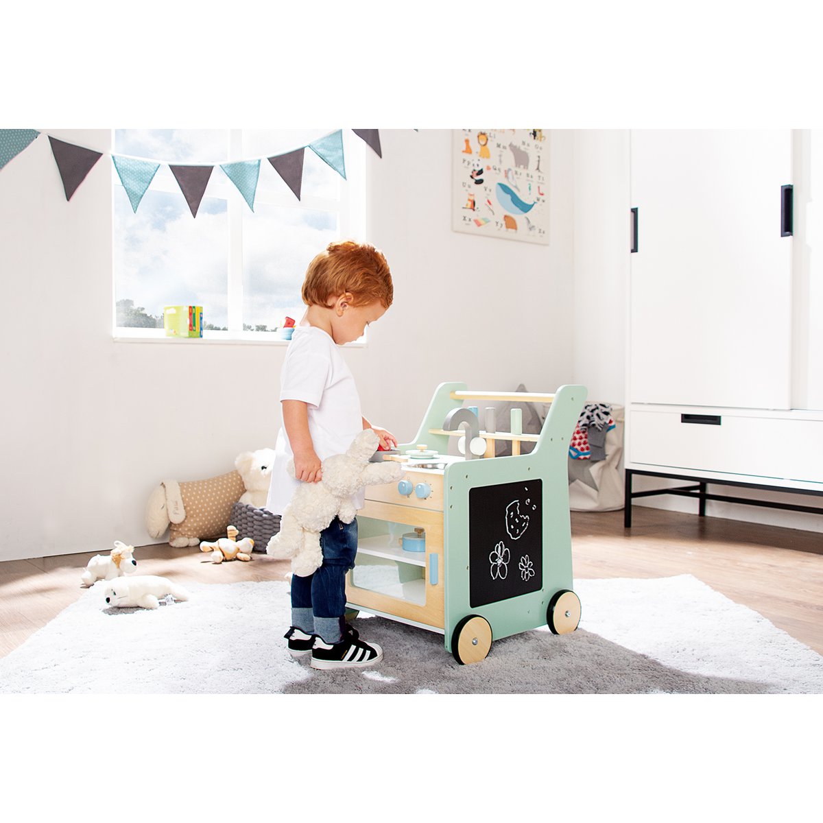 Children´s kitchen „Kalle”, green