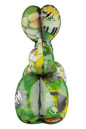 Street art cane poli palloncino VE 2