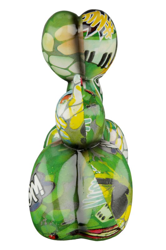 Poly ballon hond Street Art VE 2