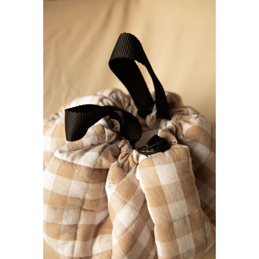 Sac ballon - petit carreaux