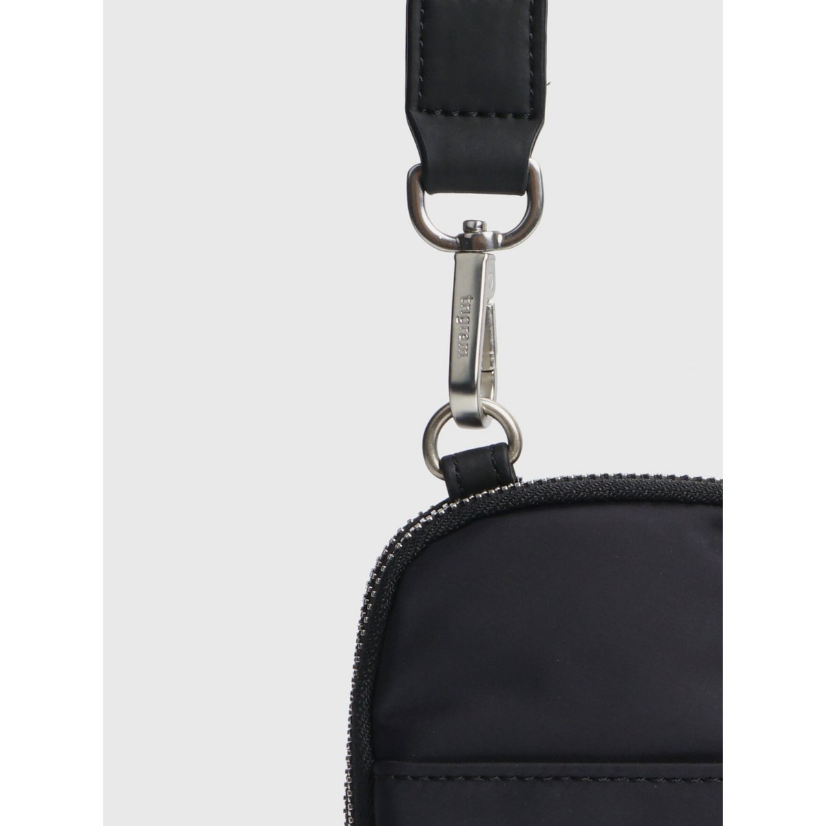 Double-Phone Bag - Charcoal Black
