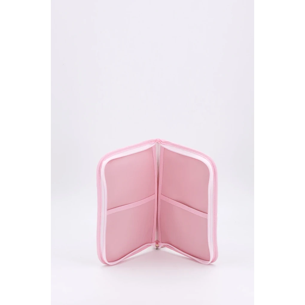 Porte-documents matelassé pour bébé, étoile, rose