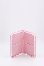 Porte-documents matelassé pour bébé, étoile, rose