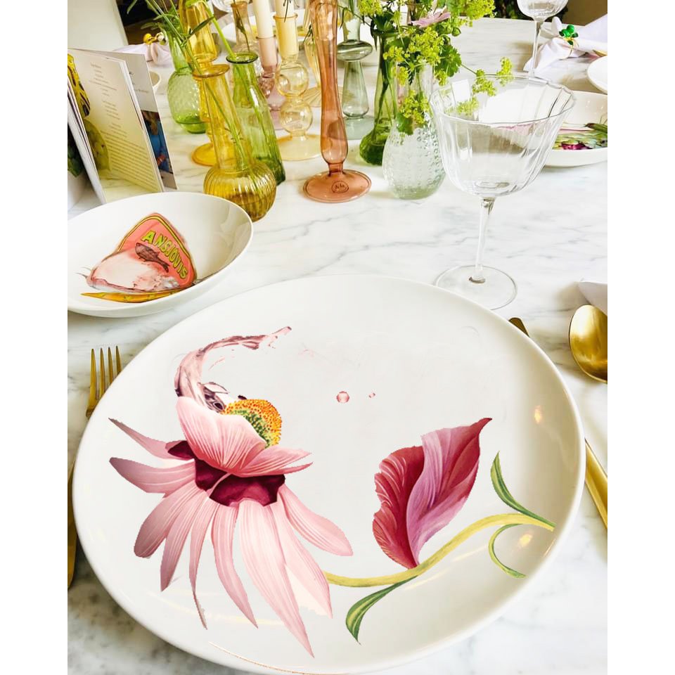 Botanical Wonders - Set of 4 dinner plates