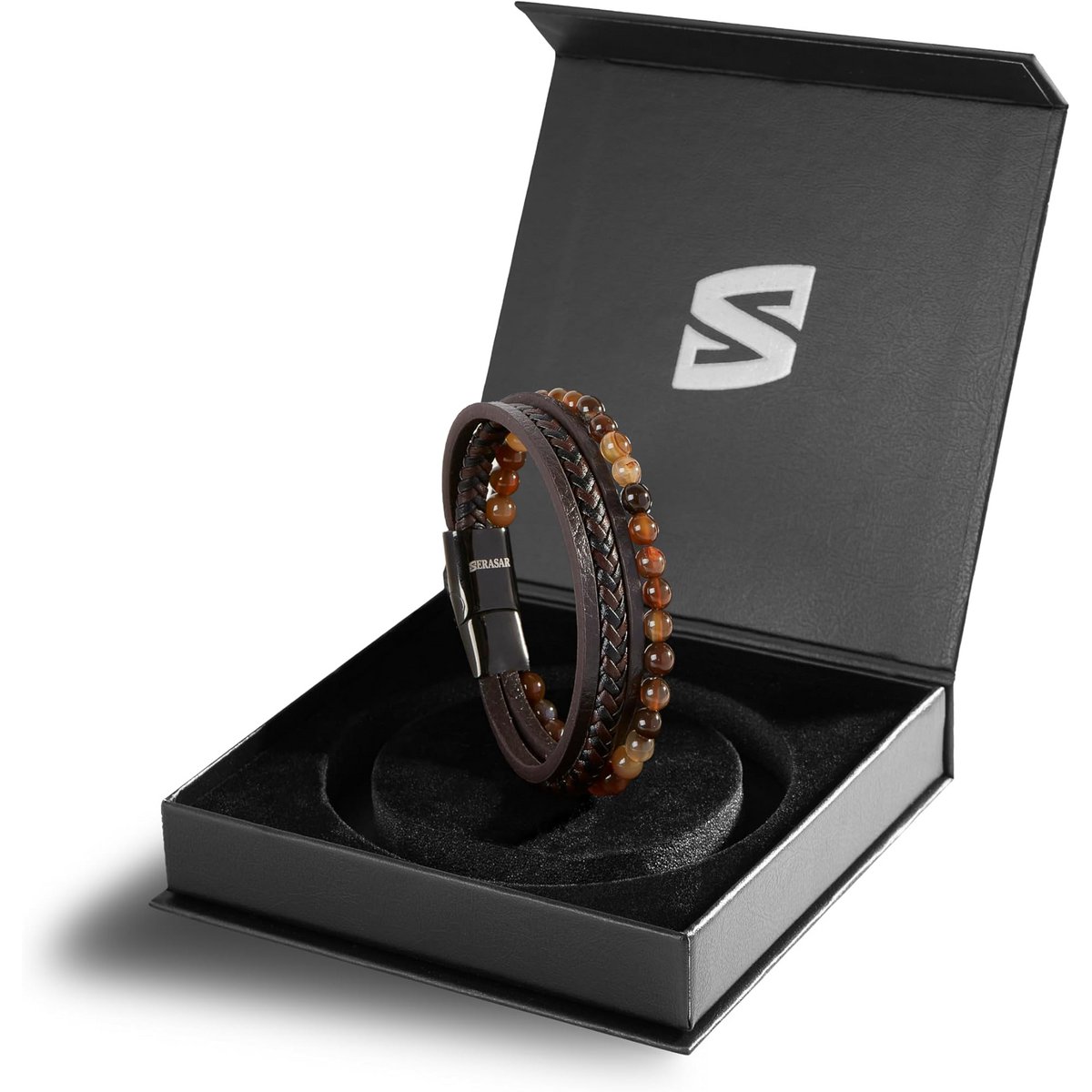 Lederarmband "Stone"
