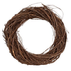 Wreath Ø 30 cm Brown Wood