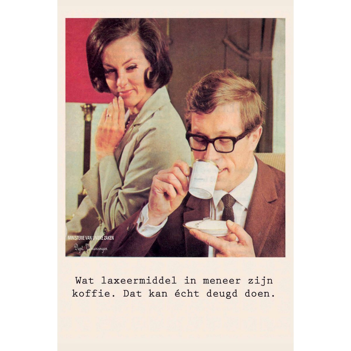 Kaartje - Koffie voor meneer