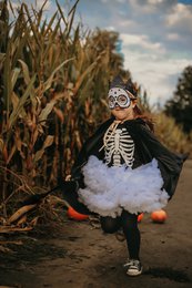 Skull mask "Black Halloween"