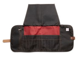Stor voksede lærredskunstner Pencil Roll Up Case, stofblyantholder til kunstnere, kunstbutik gave