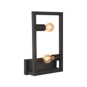 Hazer Aplique Quadrato - Negro - Metal - Talla única 20 x 40 x 10 cm