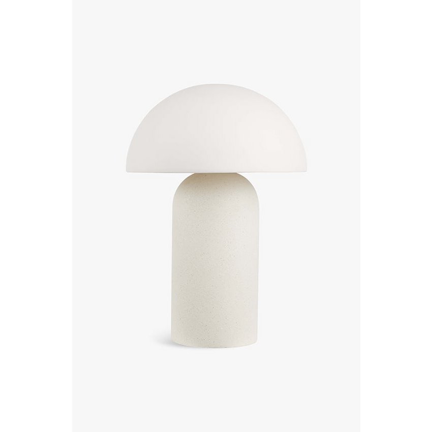 Handmade table lamp Maeve from Portuguese earthenware, natural