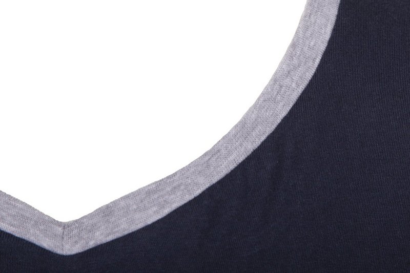 Men's Pyjama Set - Long Sleeve - Navy/Grey/Red