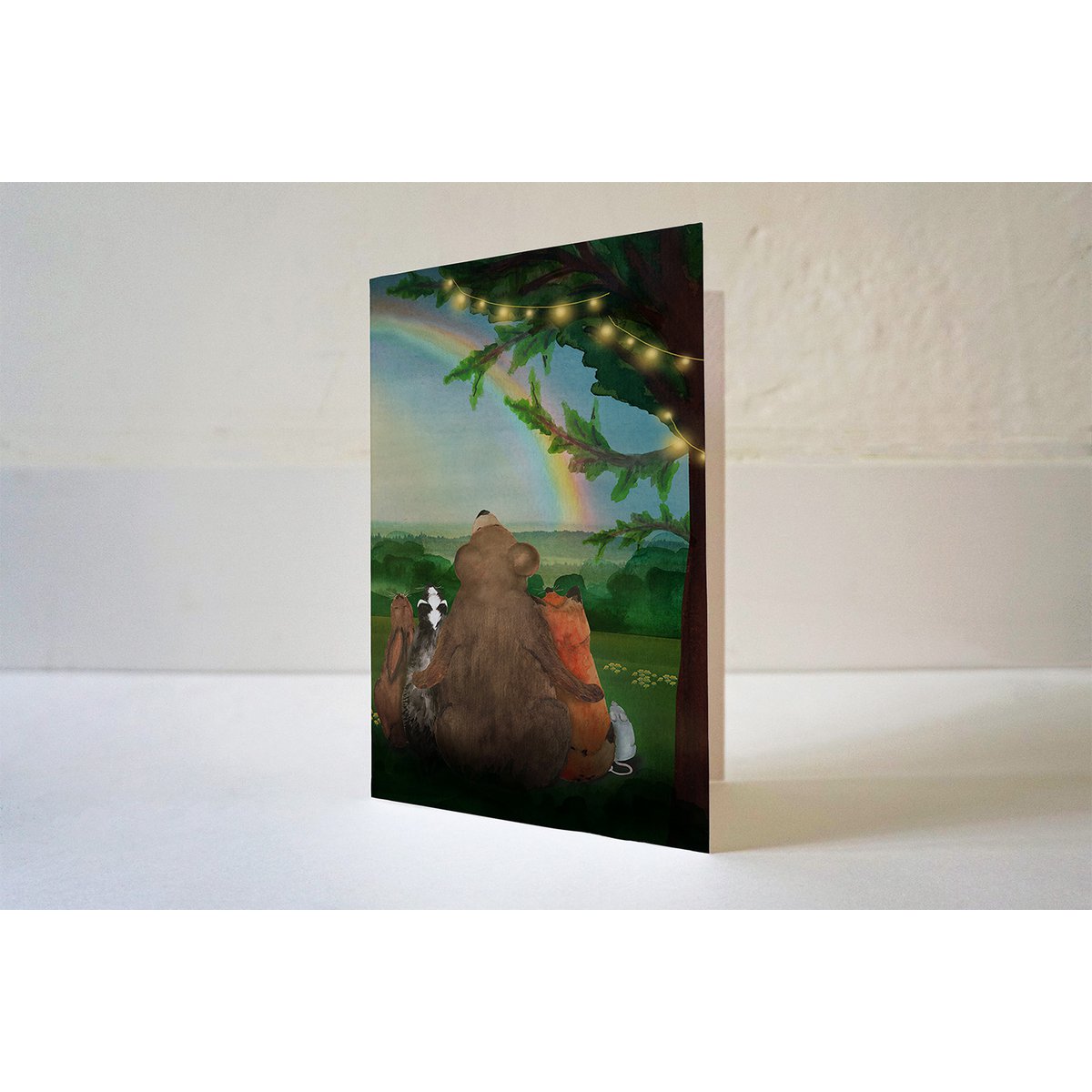 Greeting card Rainbow