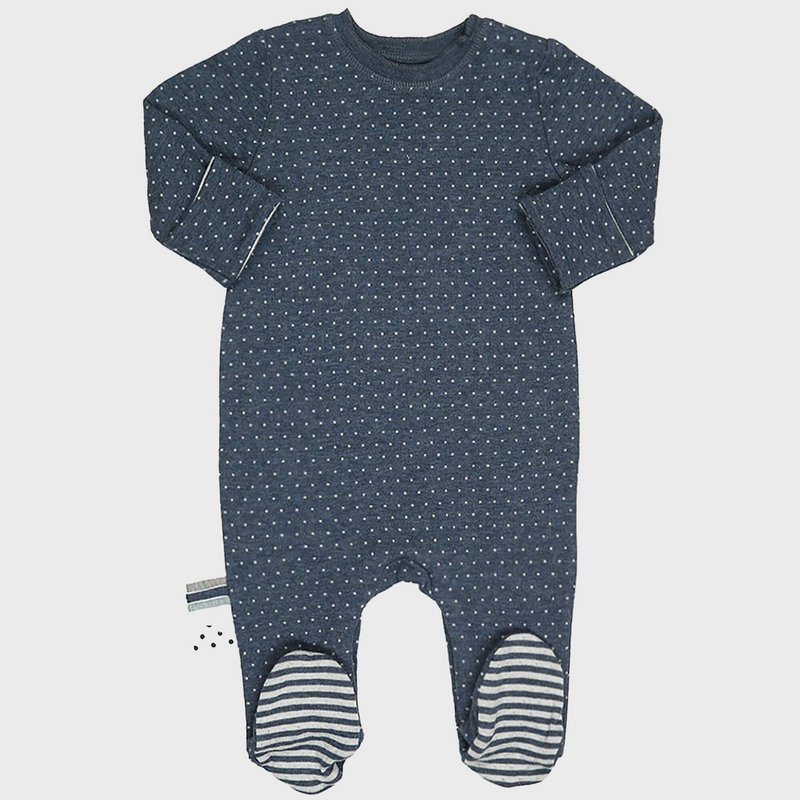 OrganicEra Dors-bien biologique à pieds pour bébé, Indigo