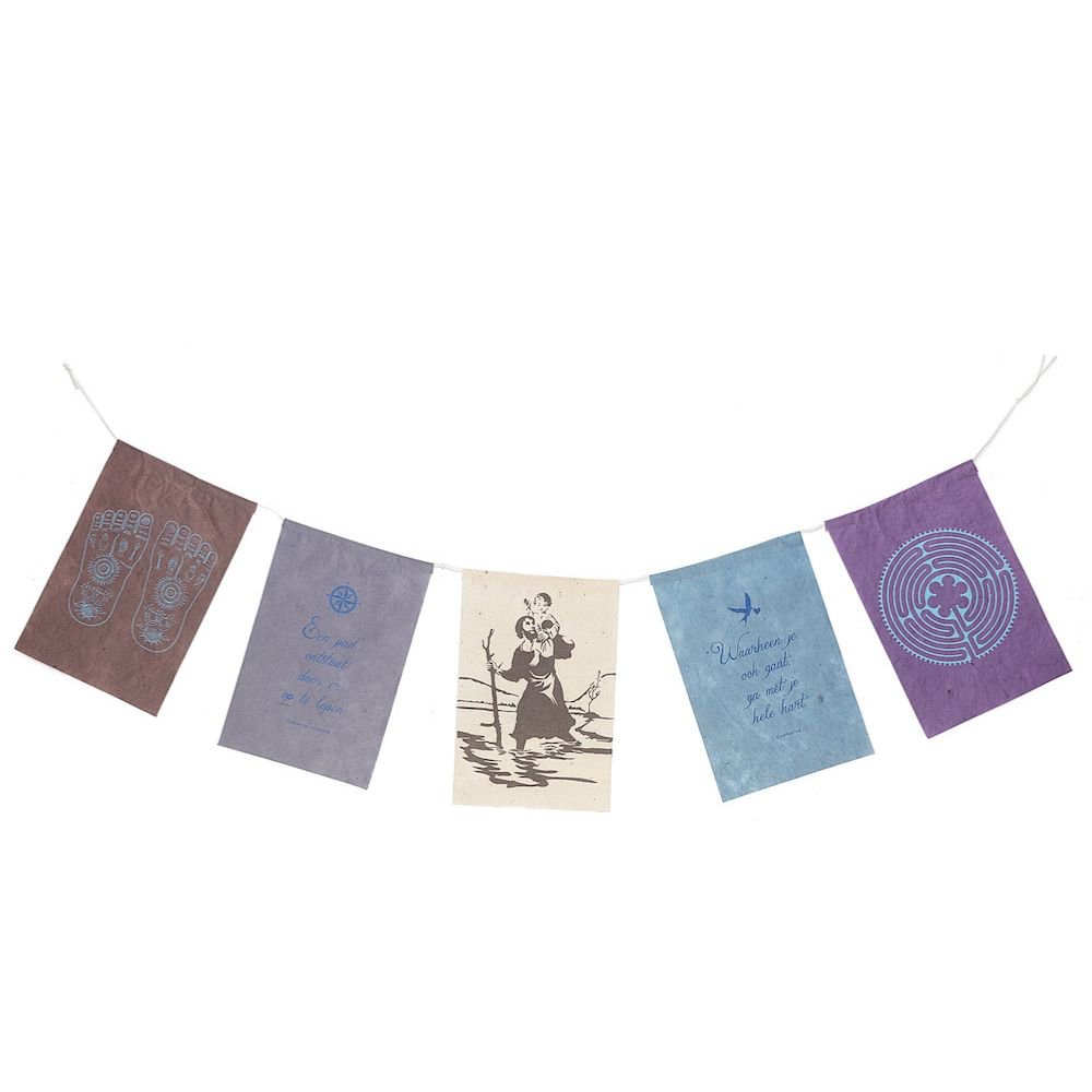 Wishing flags | Life Journey | Greeting Card