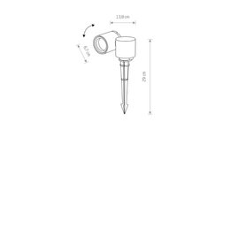 TUBINGS Outdoor floor lamp