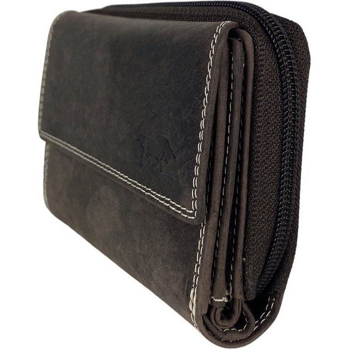 Arrigo Ladies Wallet - Brown Real Leather