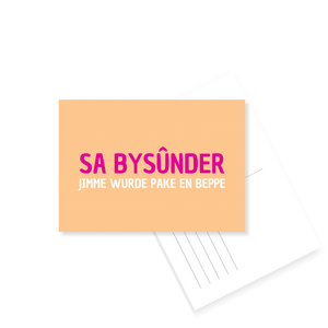 H35. Sa bysunder, jimme wurde pake en beppe