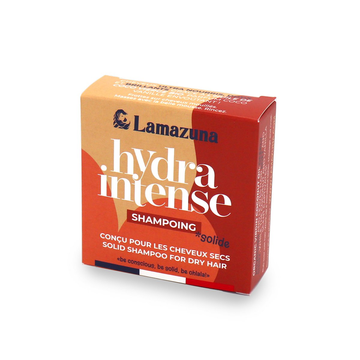 Shampoing solide pour cheveux secs - Huile de coco vierge - Hydraintense