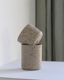 Kaffeebecher Forme | Sand / gesprenkelt