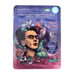 Frida Kahlo - Charcoal Sheet Mask for Face - 25 ml