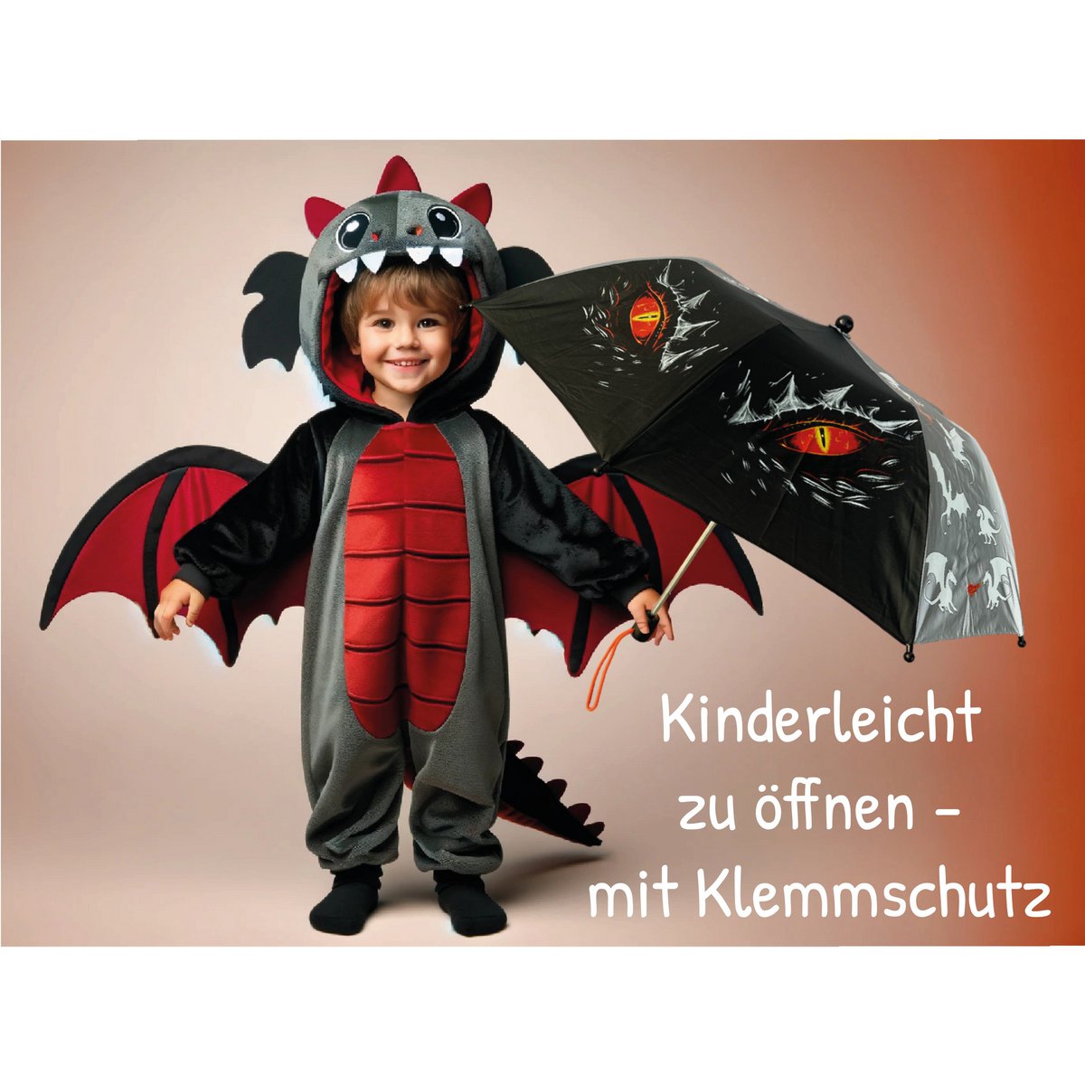 Magic umbrella dragon
