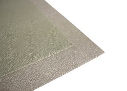 Wendbares Tischset 6er Set grün beige Rochen Optik 45x33 cm