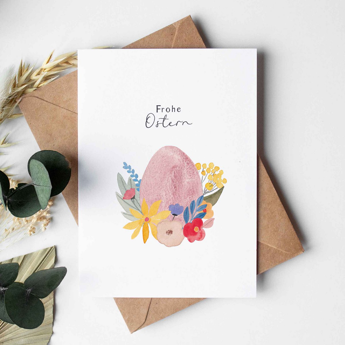 Folding card "Osterei"