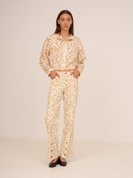 Fawn herten print ballon shirt
