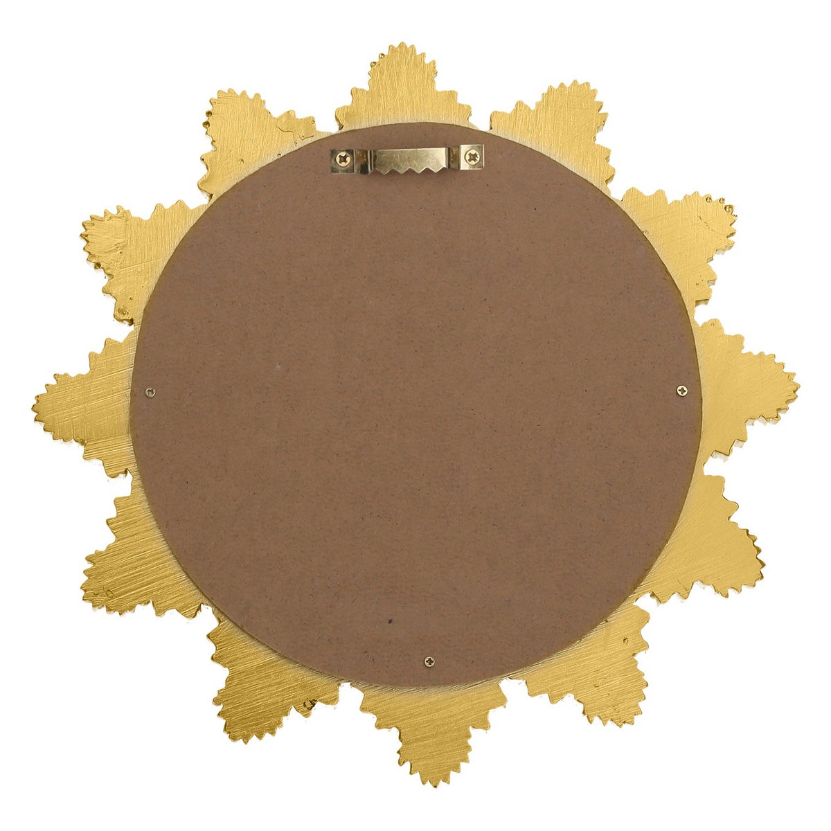 Goldspiegel verziert mit Heiligen Herzen Ø30 cm