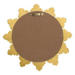 Goldspiegel verziert mit Heiligen Herzen Ø30 cm