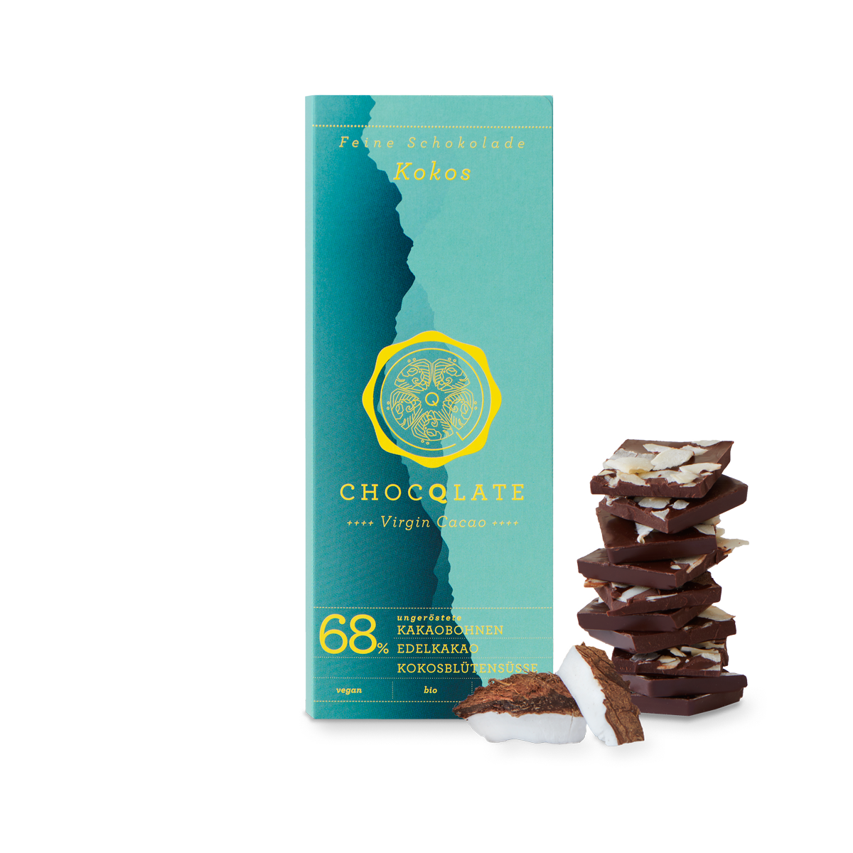 CHOCQLATE organic chocolate COCONUT