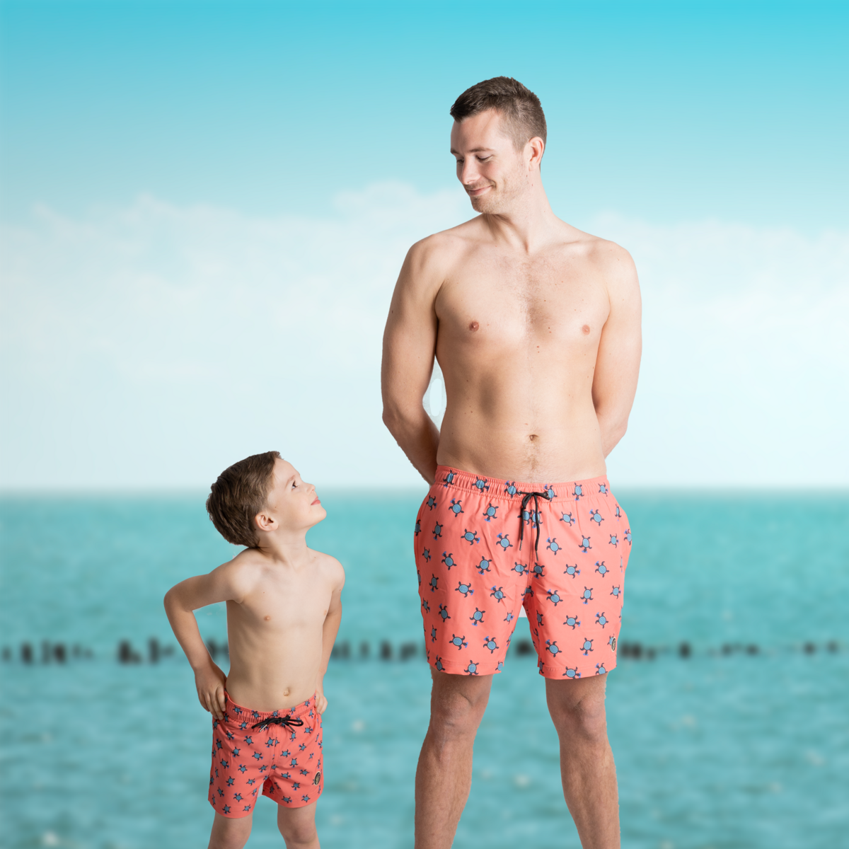 Swimshort Boy - 'Turtely Awesome'