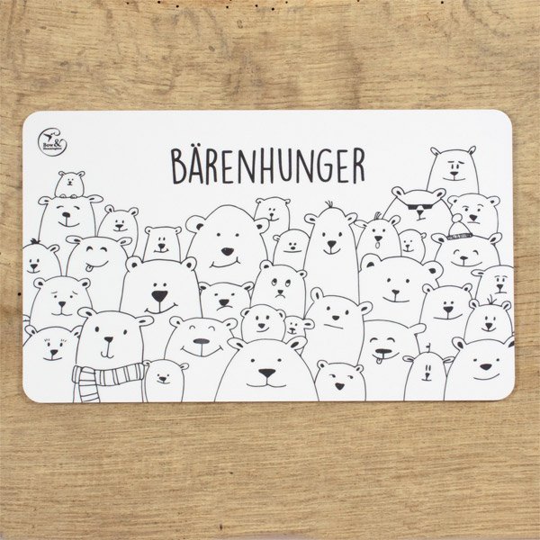 Tabla de desayuno Bear Hunger