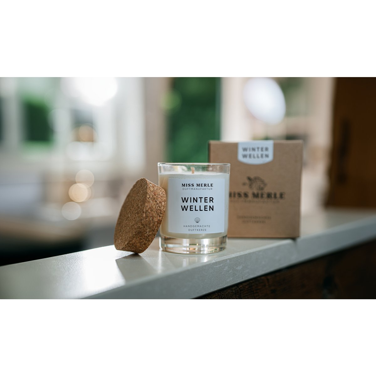 Scented candle WINTER WAVES – scented candle with cinnamon & orange 150g