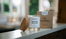Scented candle WINTER WAVES – scented candle with cinnamon & orange 150g