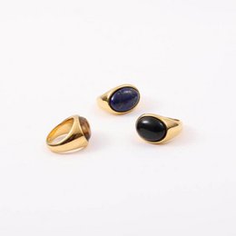 Zilli - Anillo de sello con piedras preciosas y lapislázuli