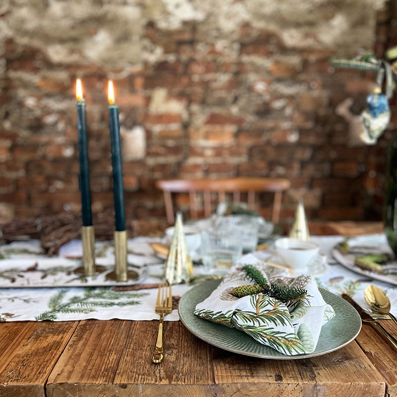 Linen napkin - Pine trees