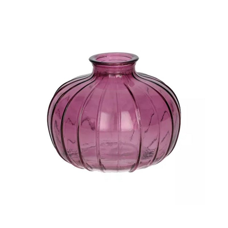 Flaschen Carmen Transparent Round Aubergine 8,5 cm