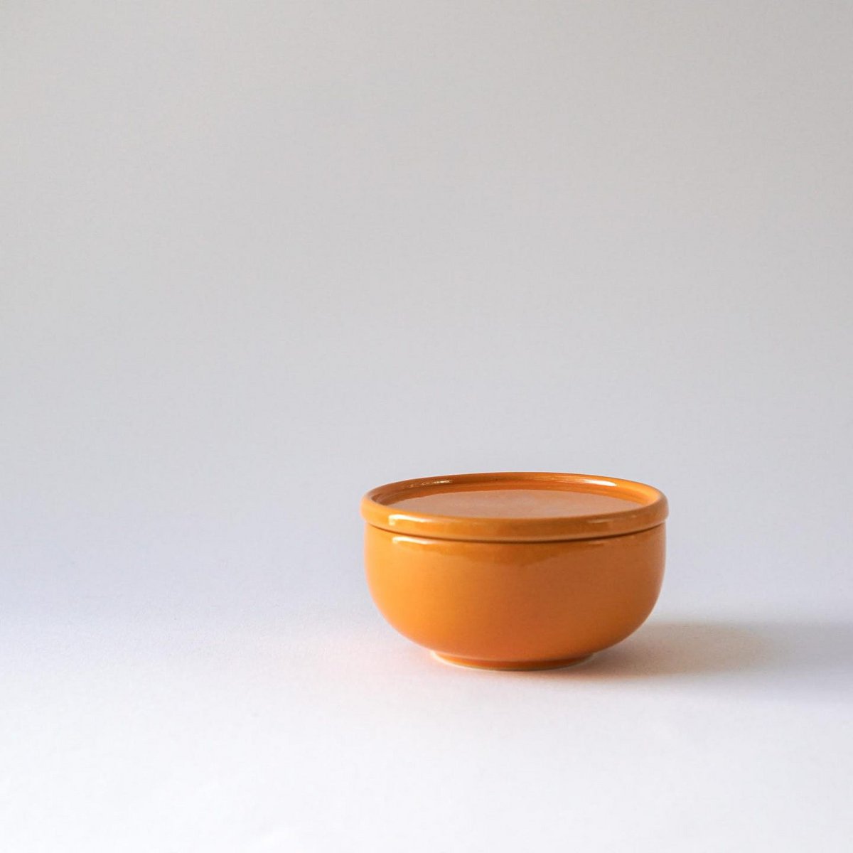 Mini Hollyhock bowl - deep orange - 150 ml