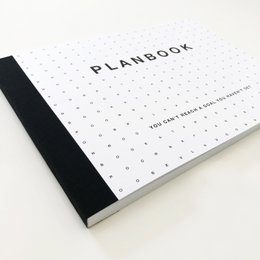 Planbog A4 Rød
