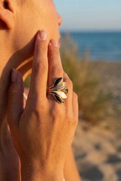  Stainless steel stack rings, minimalist design, available in black, fuchsia, multicolor, white colors